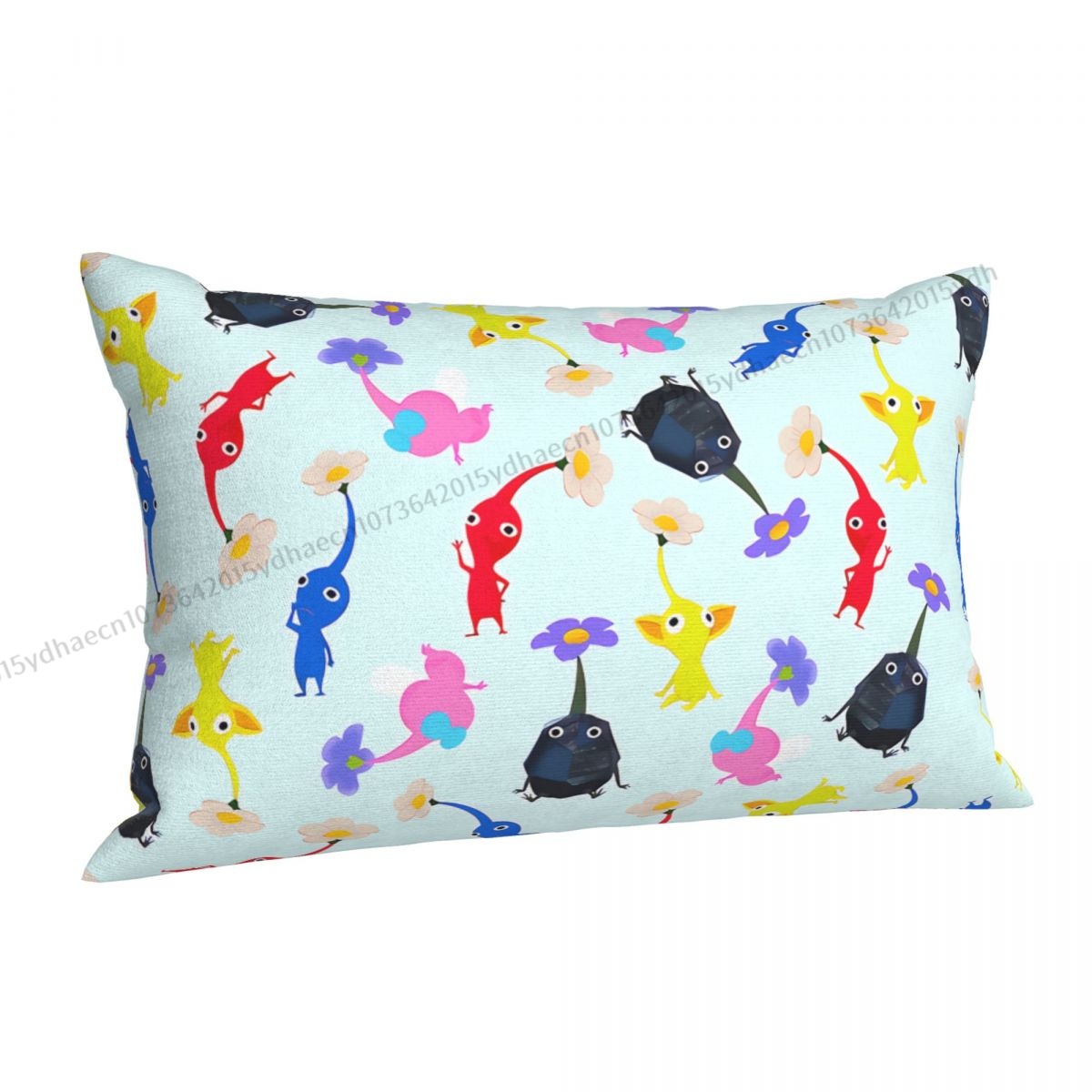 Characters Cojines Pillowcase Pikmin Game Cushion Home Sofa Chair Print Decorative Coussin Pillow Covers 1 - Pikmin Plush