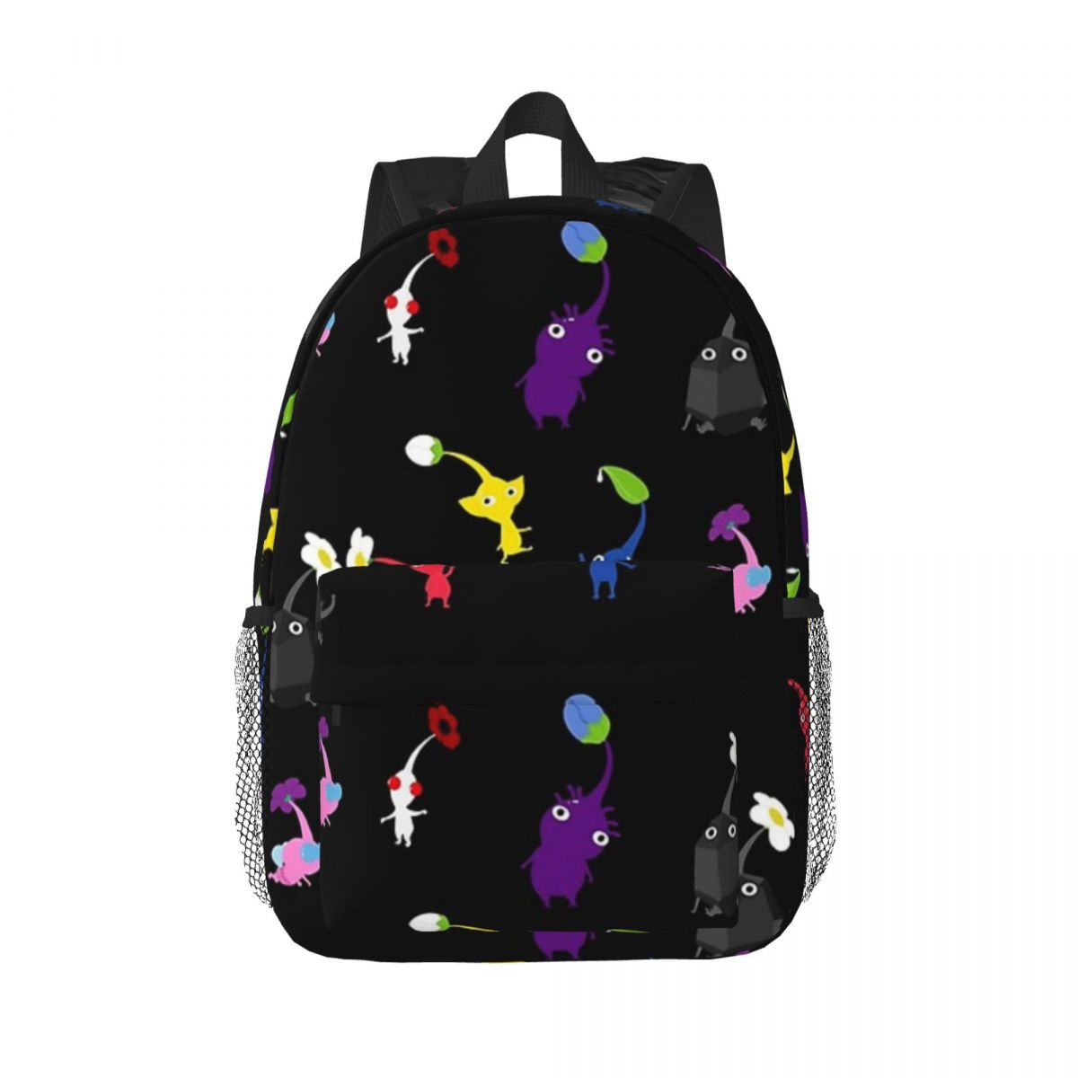 Pikmin Backpacks Boys Girls Bookbag Fashion Students School Bags Travel Rucksack Shoulder Bag Large Capacity - Pikmin Plush