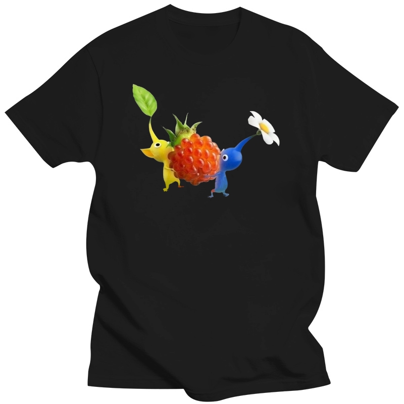 Pikmin Carry Strawberry Retro Short Sleeve T Shirts For Mens 1 - Pikmin Plush