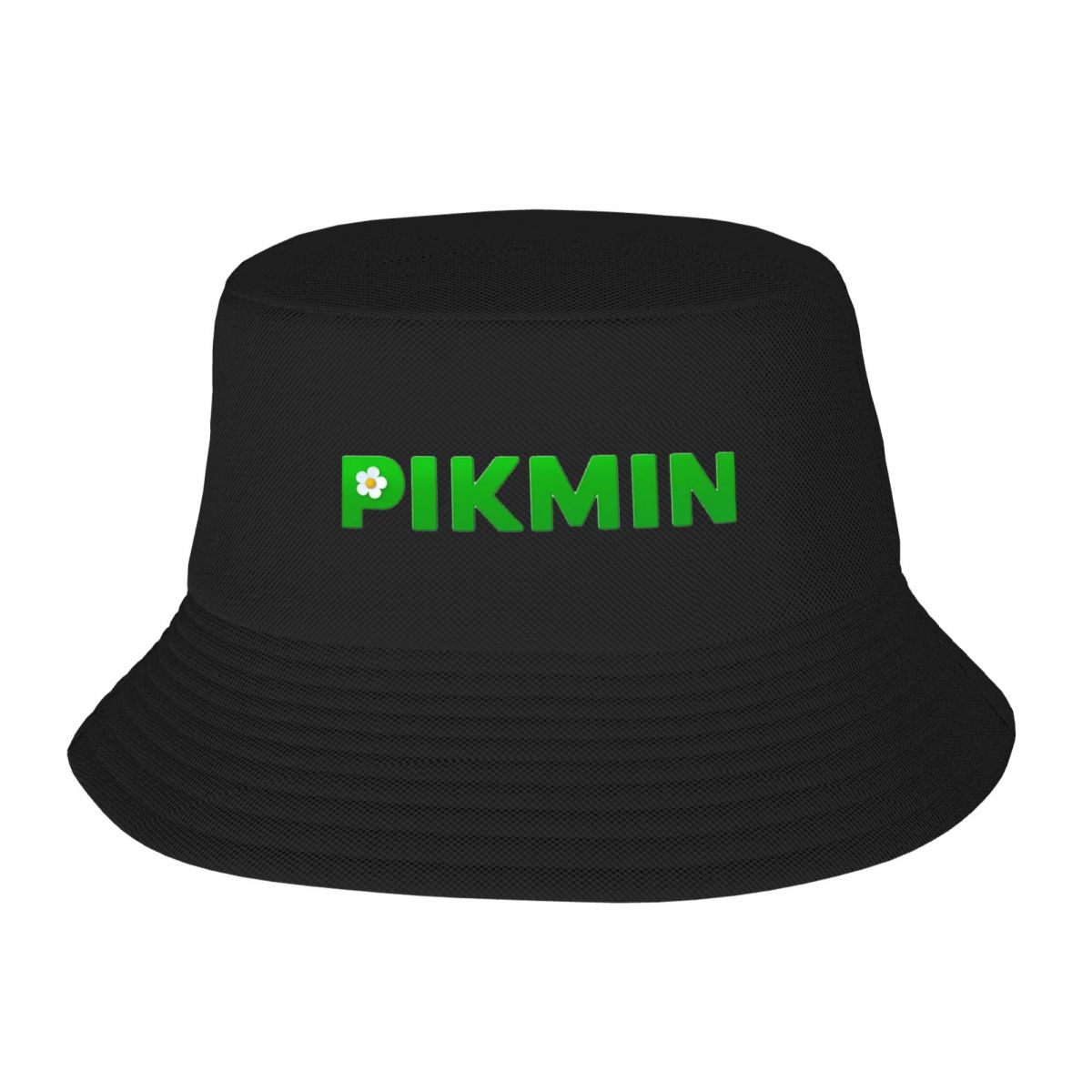 Pikmin Green Logo Bucket Hat for Teen Beach Novelty Bob Hats Fashion Packable for Outdoor Headwear - Pikmin Plush