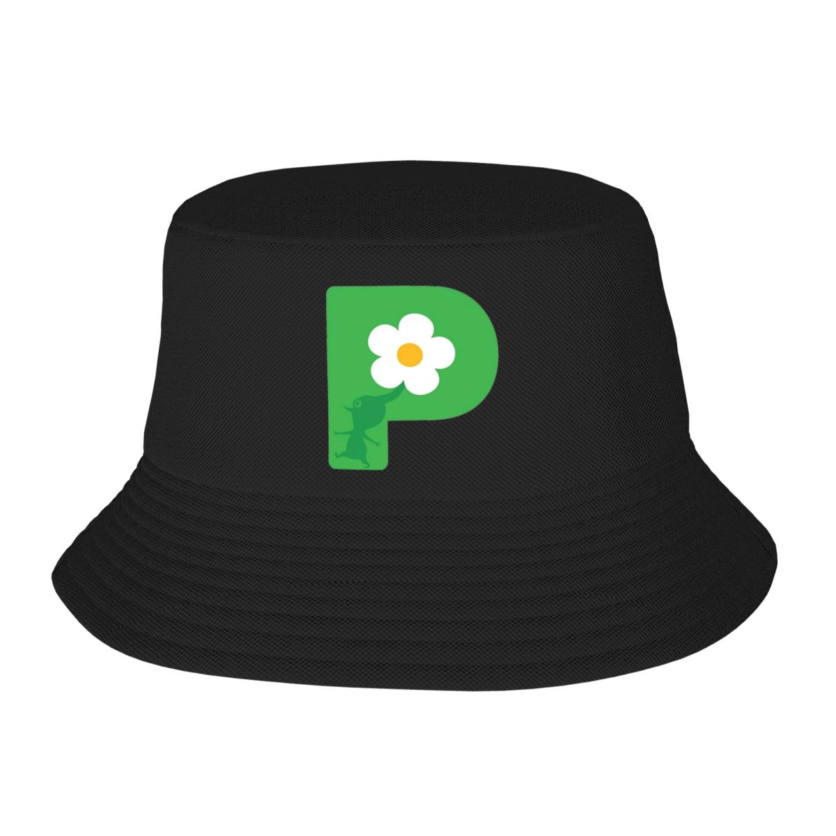 Unisex Bucket Hat Pikmin Green Logo Merch Bob Hats Spring Headwear Sun Cap Packable - Pikmin Plush