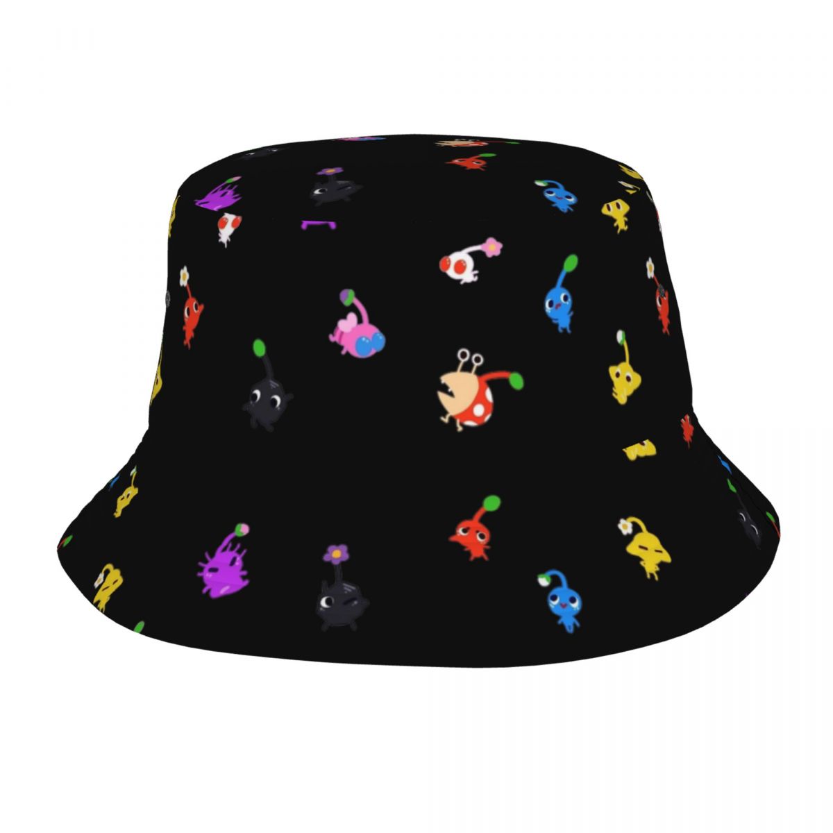 Women Men Funny Little Pikmin Bob Hat Outfit Spring Headwear Many Pikmin Bucket Hat Fishing Caps - Pikmin Plush